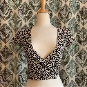 Leopard Print Crop Top